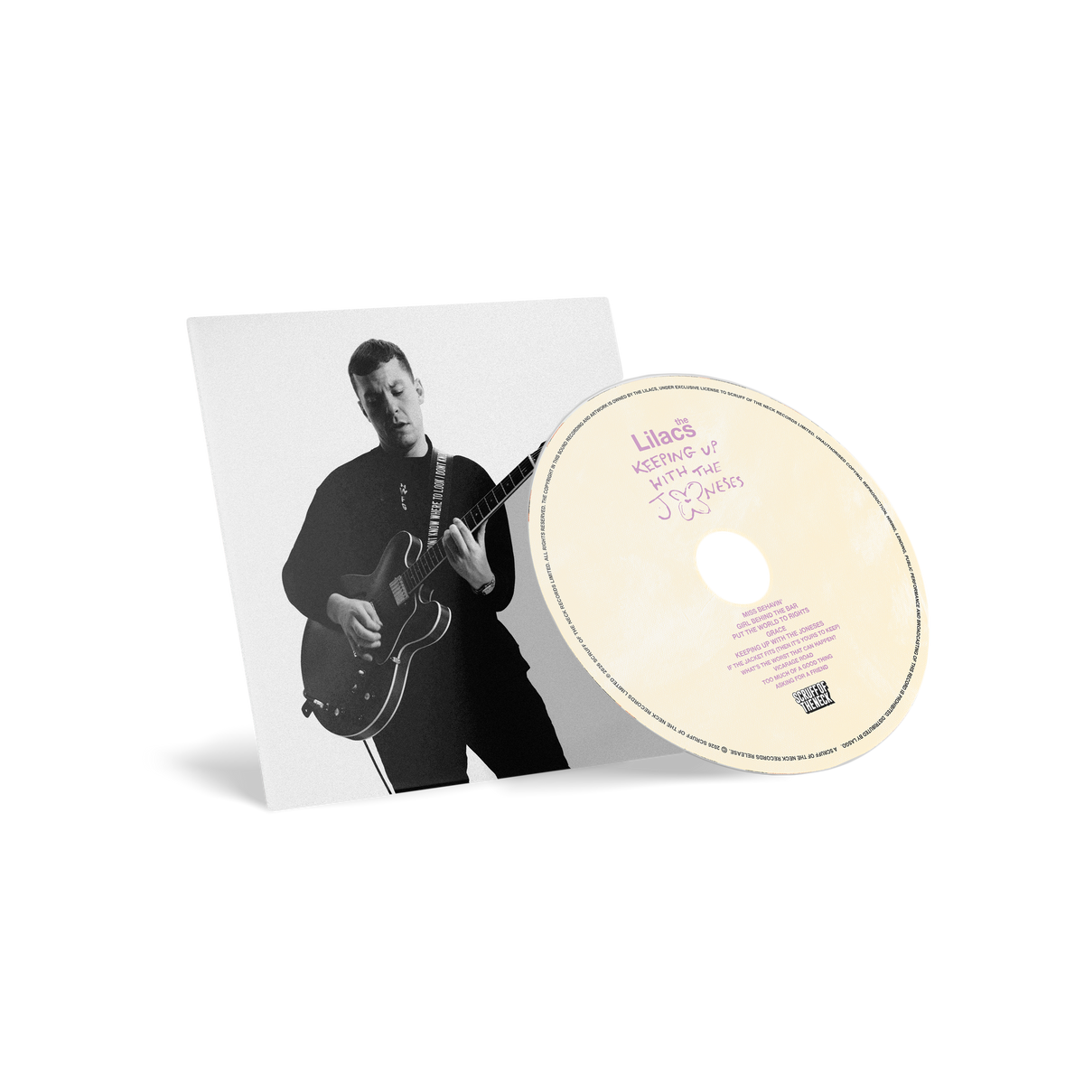 The Lilacs - 'Keeping Up With The Joneses' - Ollie CD [SIGNED BY OLLIE]