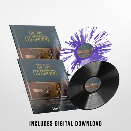 The Lilacs - 'The 395 To Forever' EP - Bundle - 'Night Bus' Black 12" Disc + Navy Blue & White Splatter 12" Disc D2C Exclusive + Digital Download