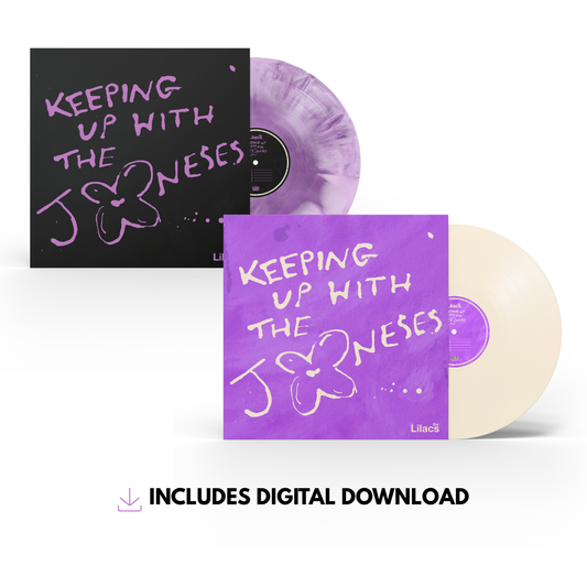 The Lilacs - 'Keeping Up With The Joneses' - SIGNED Galaxy 12" Disc + Cream 12" Disc + Digital Download